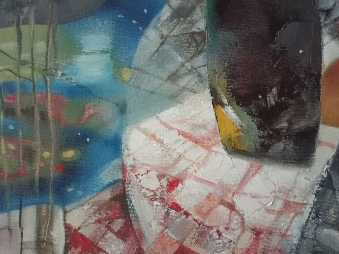 Oil painting Still life with fish Anatoly Borisovich Tarabanov - 4