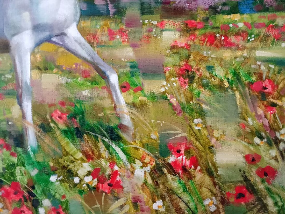 Abstract oil painting Wind in the mane Anatoly Borisovich Tarabanov - 8