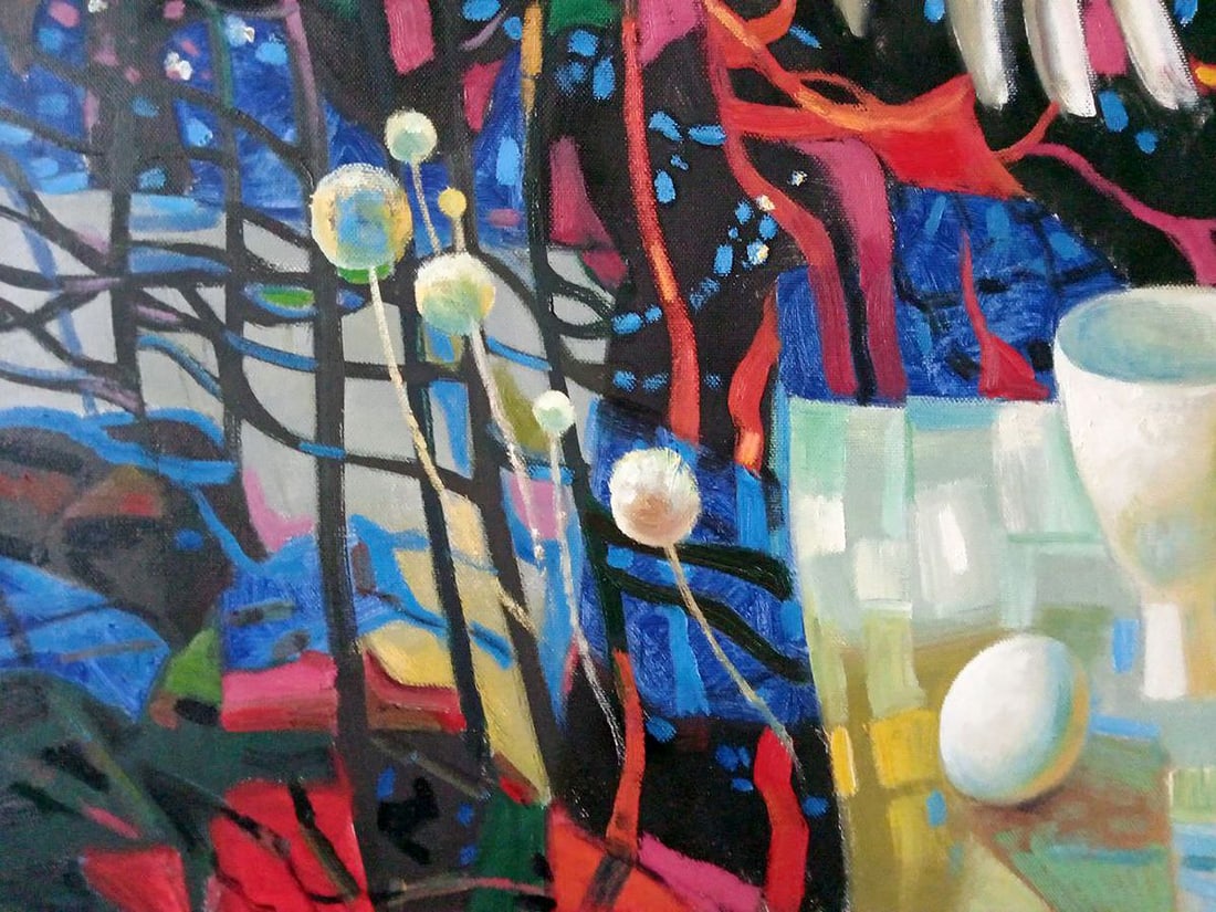 Abstract oil painting Nostalgia Anatoly Borisovich Tarabanov - 4