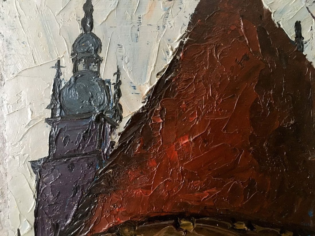 Oil painting Church landscape Litvin Vitaliy Sviridovich - 2