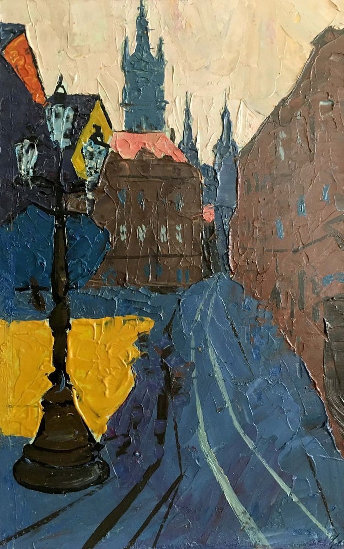 Oil painting London landscape Litvin Vitaliy Sviridovich: Title: Oil painting London landscape Litvin Vitaliy Sviridovich Description: №Verns 60 *** ABOUT THIS PAINTING *** * TITLE: "London landscape" * ARTIST: Litvin Vitaliy Sviridovich * SIZE: 16x25