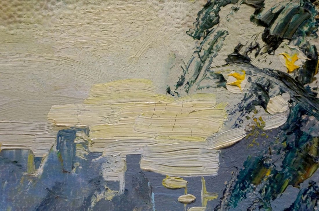 Oil painting Forest landscape Bazylev Nikolay Ivanovich - 3