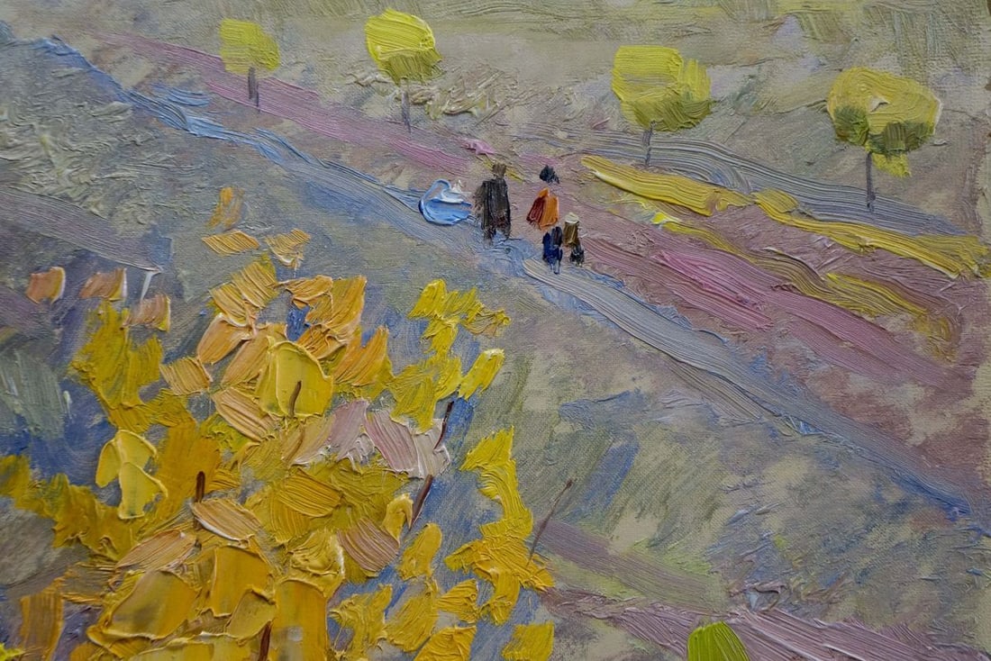 Oil painting Walk in the park Zlyden' Yuriy Fedorovich - 3