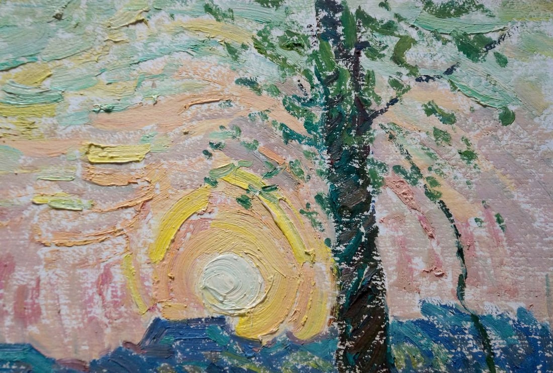 Oil painting Sunset Sevastyanov Viktor Grigorievich - 3