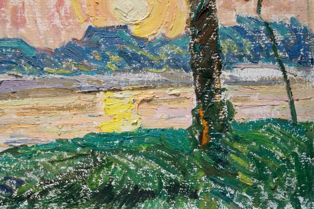 Oil painting Sunset Sevastyanov Viktor Grigorievich - 5