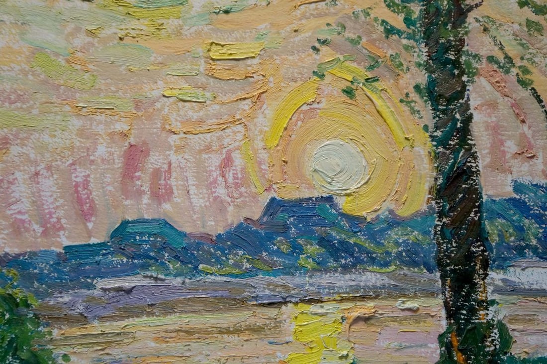Oil painting Sunset Sevastyanov Viktor Grigorievich - 6