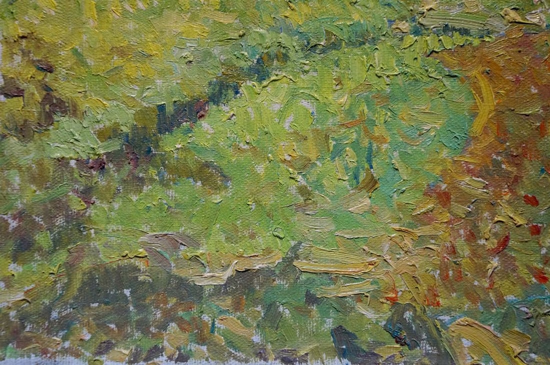 Oil painting Field landscape Sevastyanov Viktor Grigorievich - 2