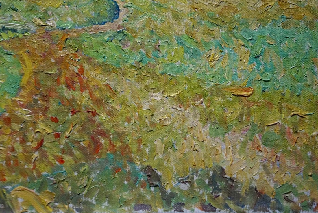 Oil painting Field landscape Sevastyanov Viktor Grigorievich - 5
