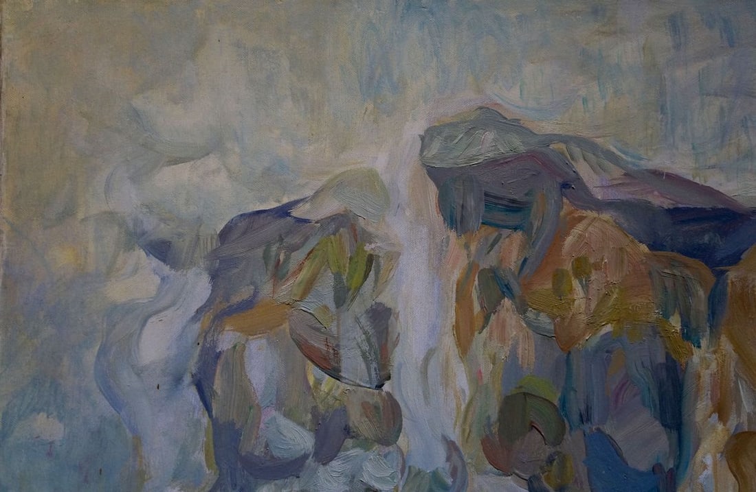 Oil painting Village life Limar Anatoly Pavlovich - 5