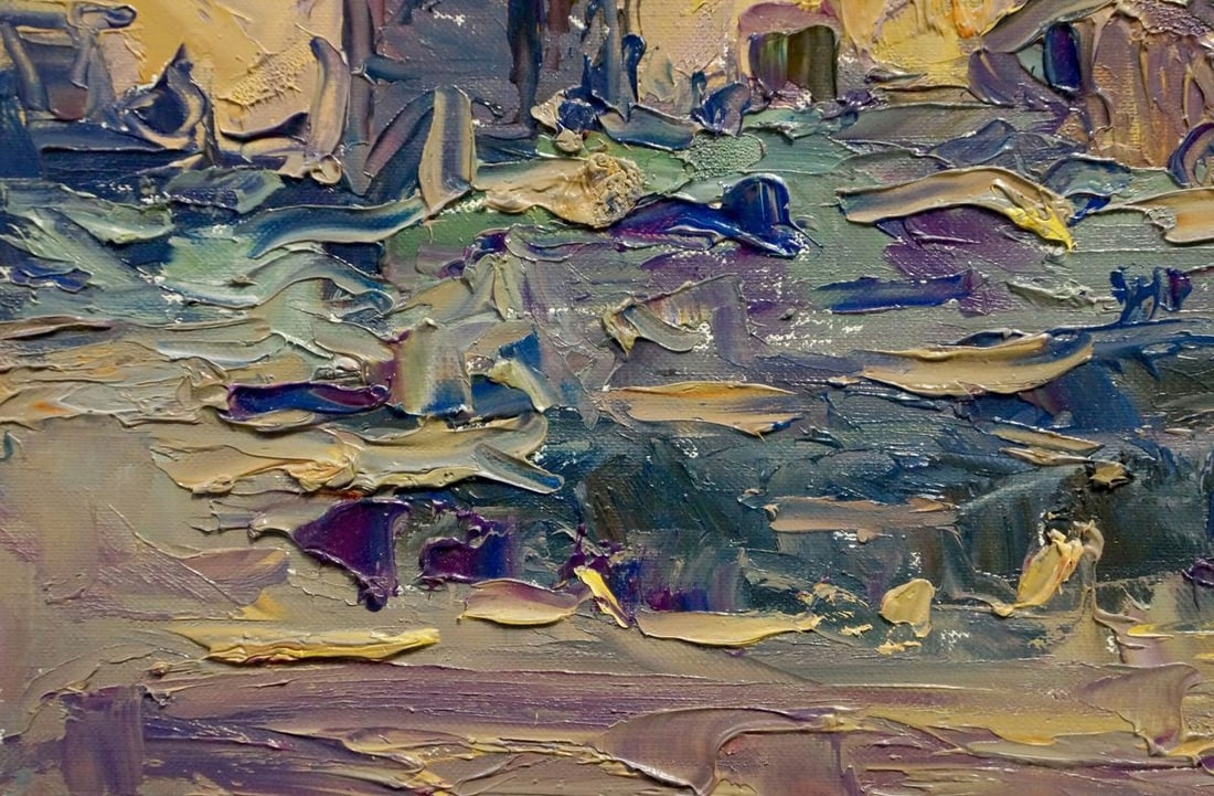 Oil painting Sunset Endeberya Victor - 2