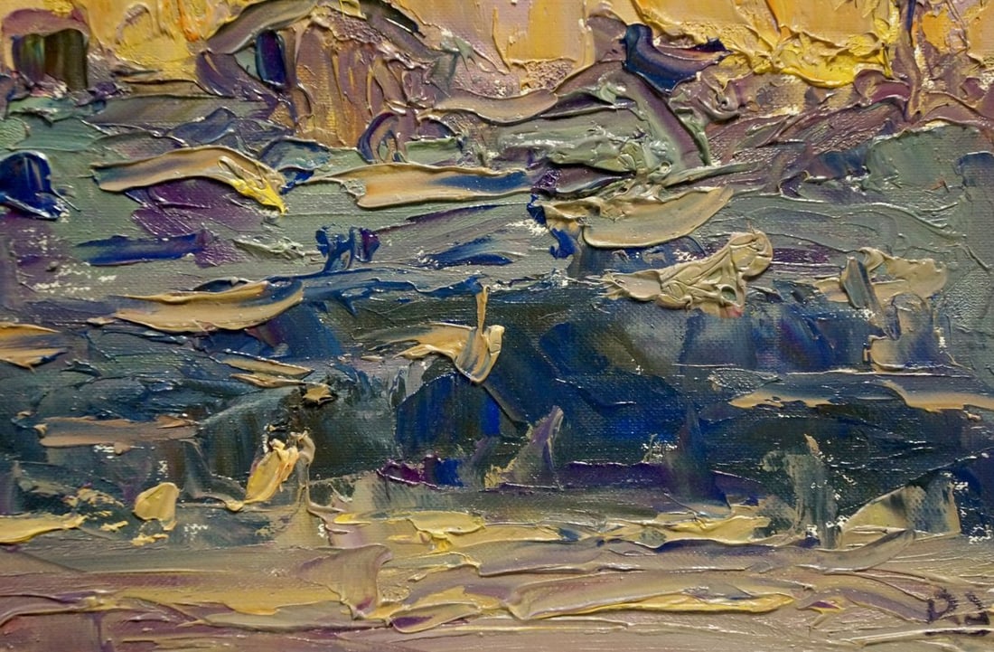 Oil painting Sunset Endeberya Victor - 3