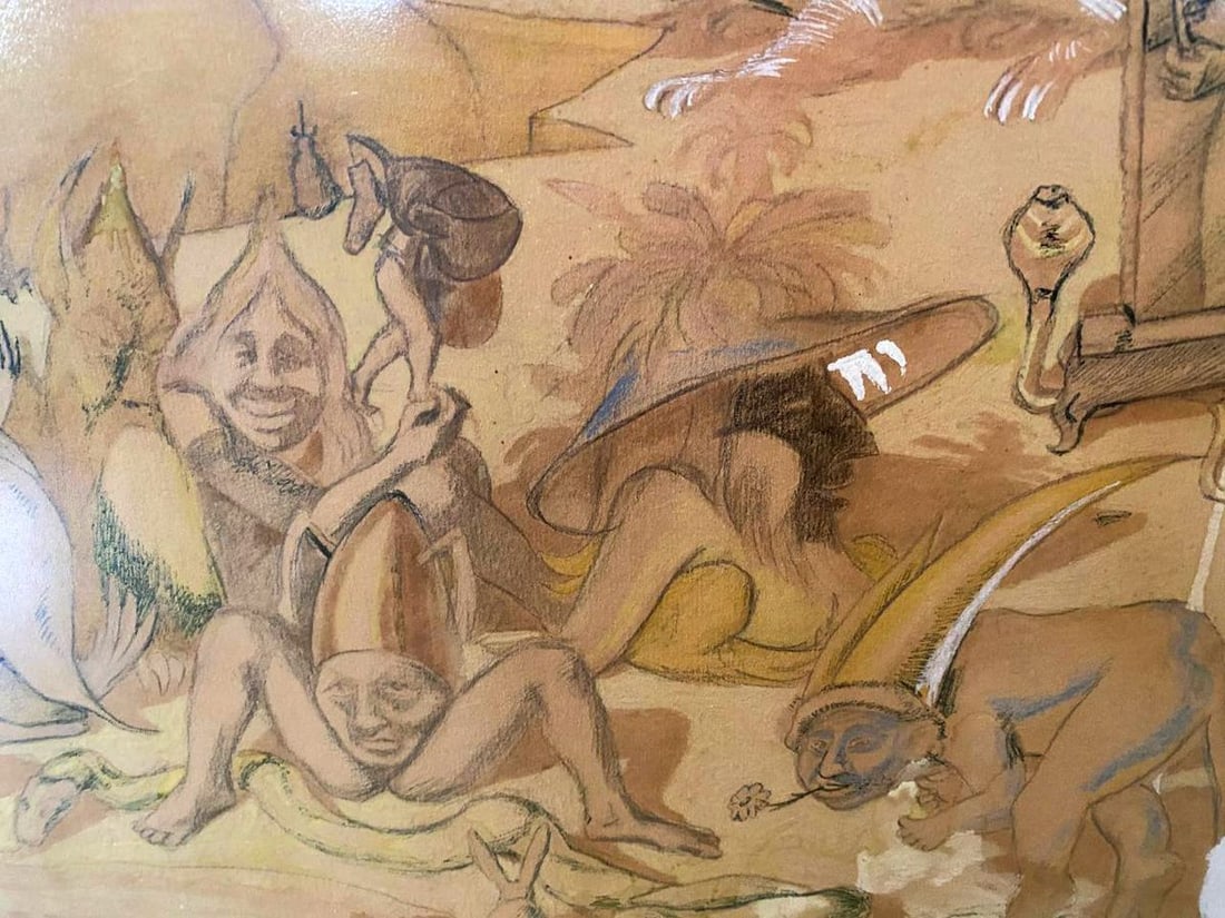 Abstract painting Hell Mikhail Fyodorovich Larionov - 10