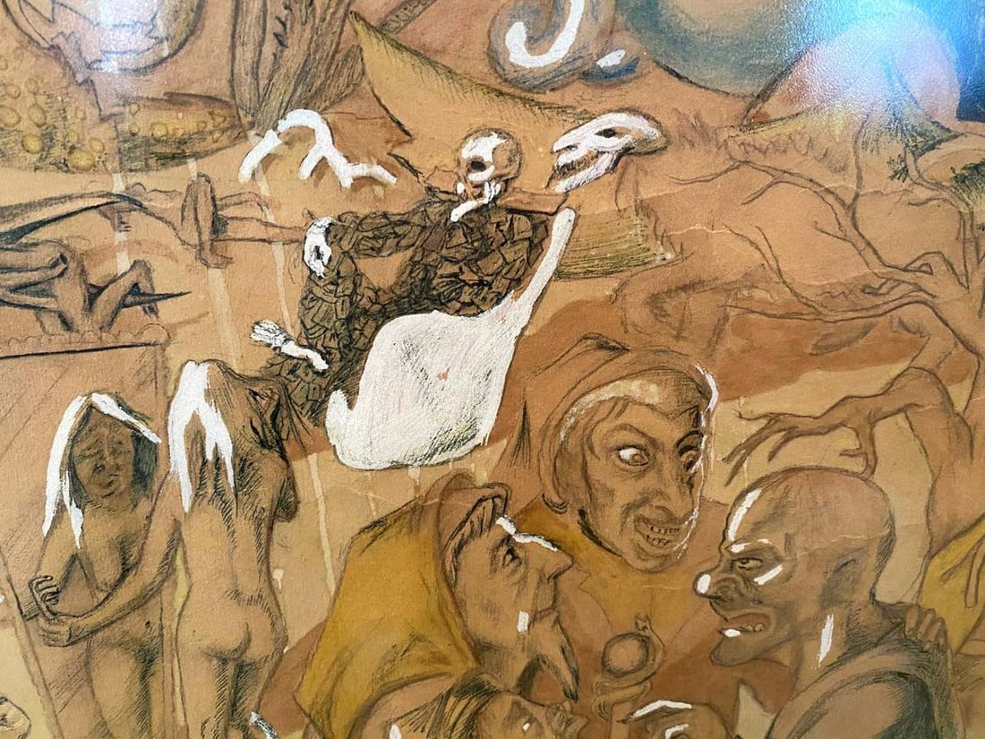 Abstract painting Hell Mikhail Fyodorovich Larionov - 13