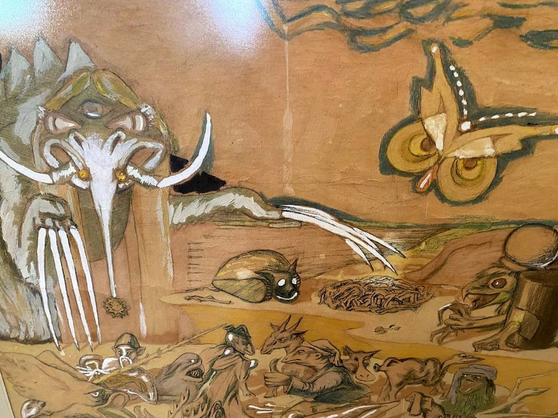 Abstract painting Hell Mikhail Fyodorovich Larionov - 14