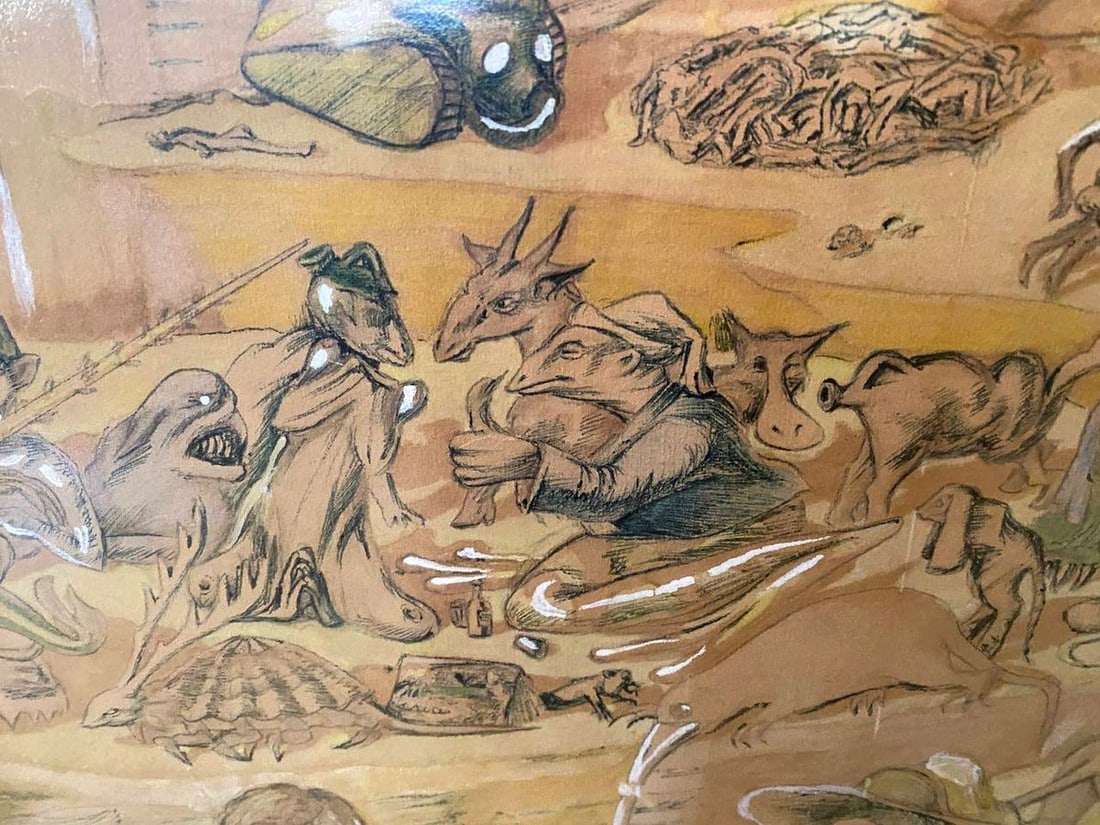 Abstract painting Hell Mikhail Fyodorovich Larionov - 16