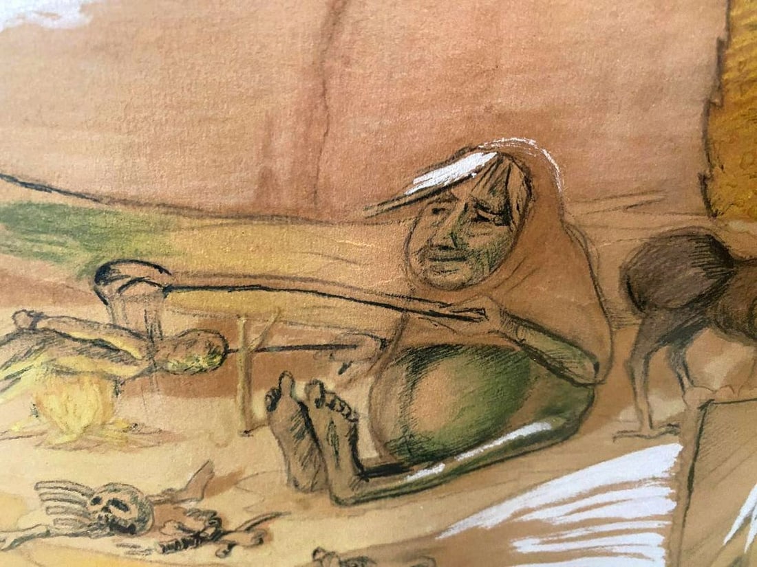 Abstract painting Hell Mikhail Fyodorovich Larionov - 19