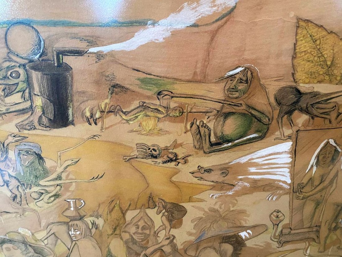 Abstract painting Hell Mikhail Fyodorovich Larionov - 5