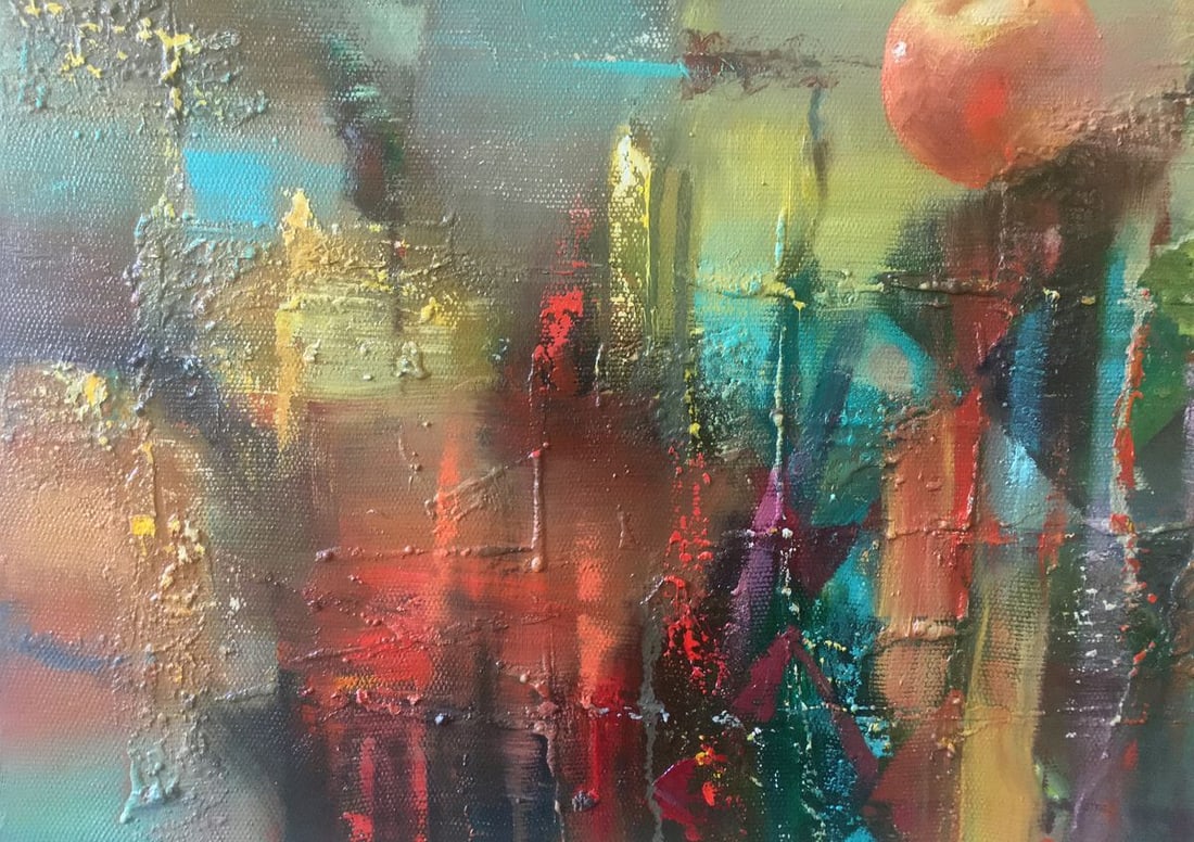 Abstract oil painting Apples Anatoly Borisovich Tarabanov - 8