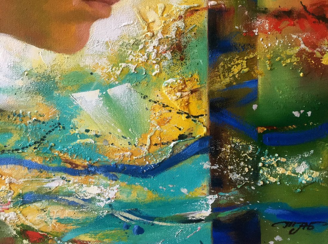 Abstract oil painting Summer fantasy Anatoly Borisovich Tarabanov - 10