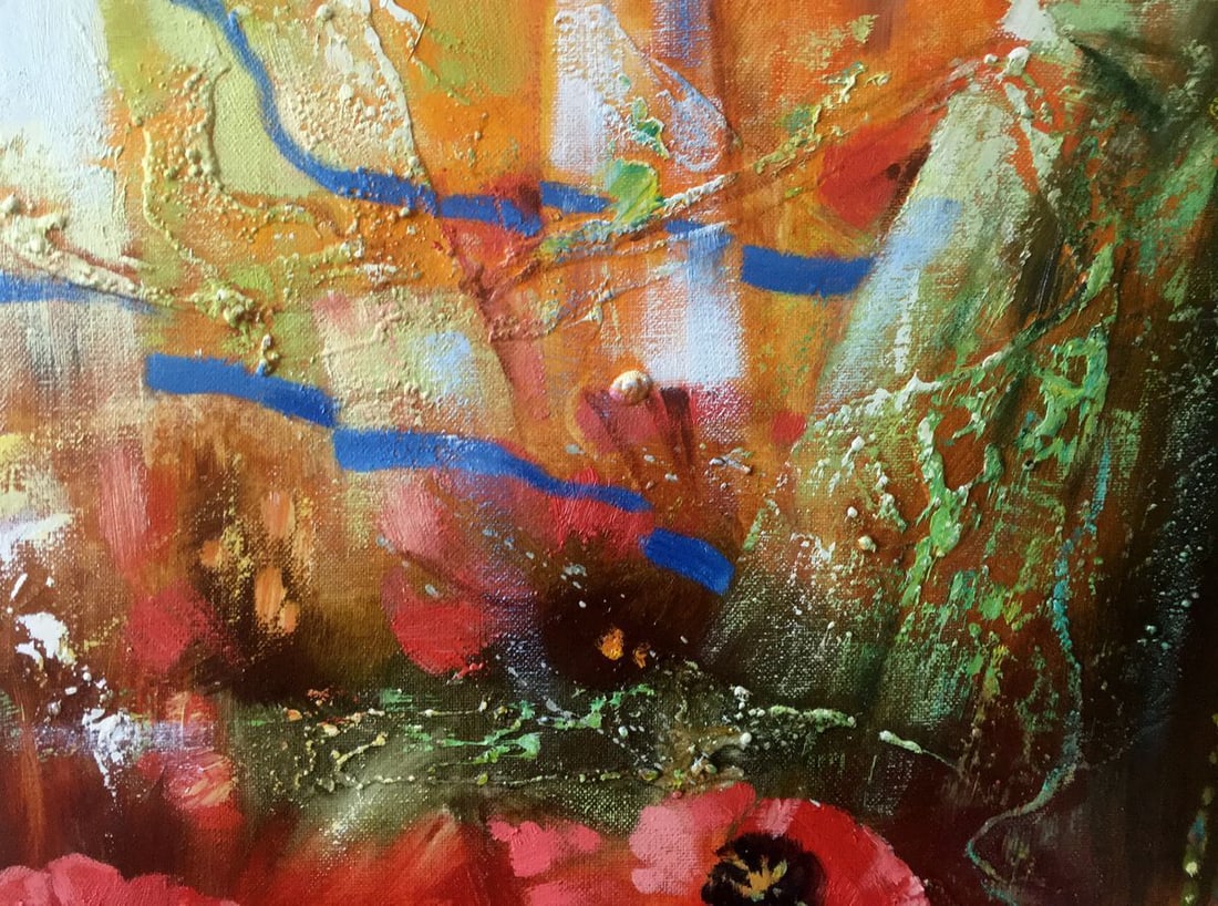 Abstract oil painting Summer fantasy Anatoly Borisovich Tarabanov - 2