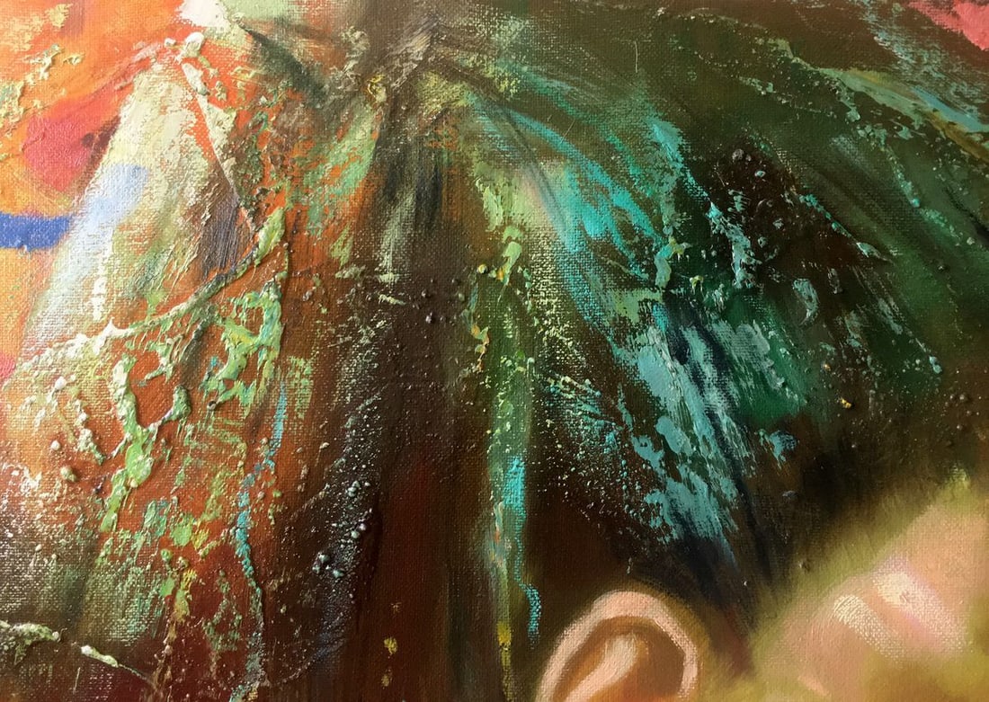 Abstract oil painting Summer fantasy Anatoly Borisovich Tarabanov - 3