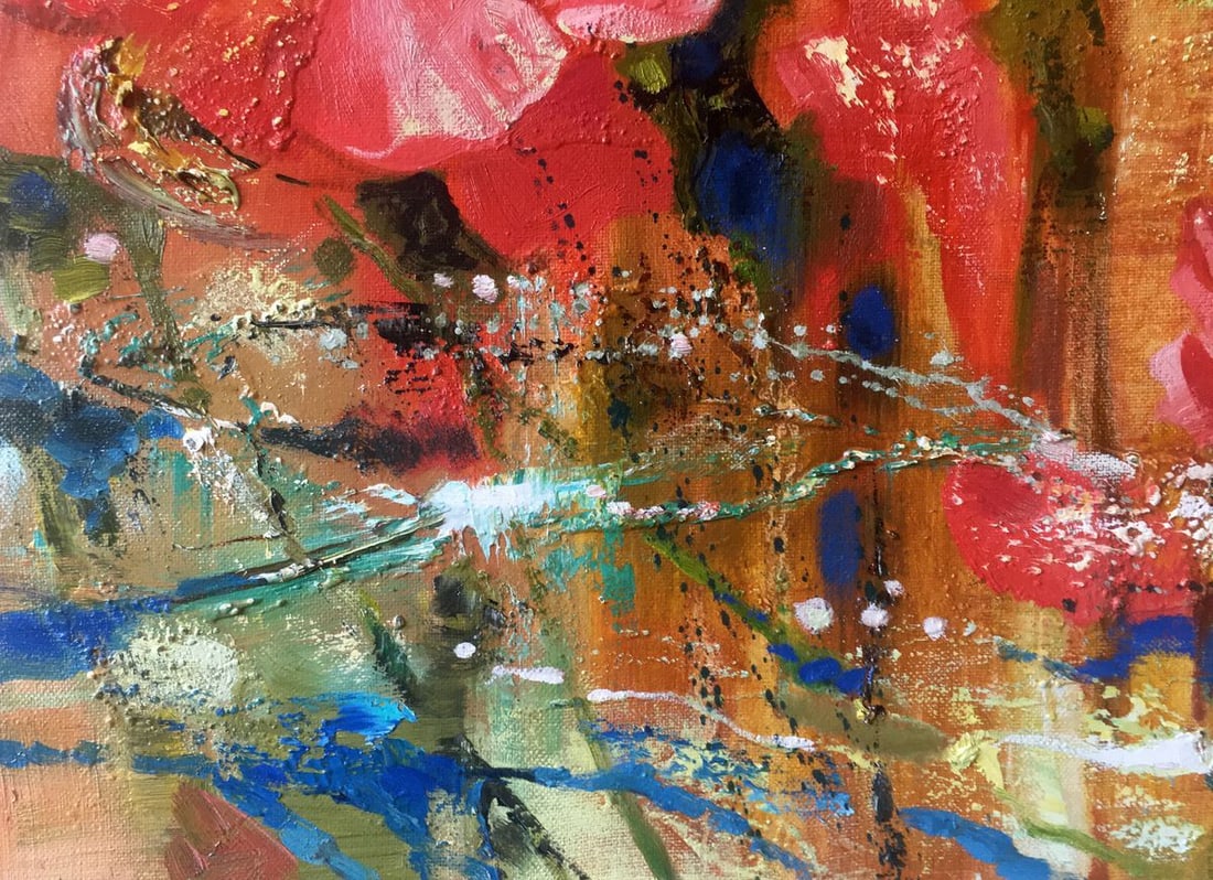 Abstract oil painting Summer fantasy Anatoly Borisovich Tarabanov - 8