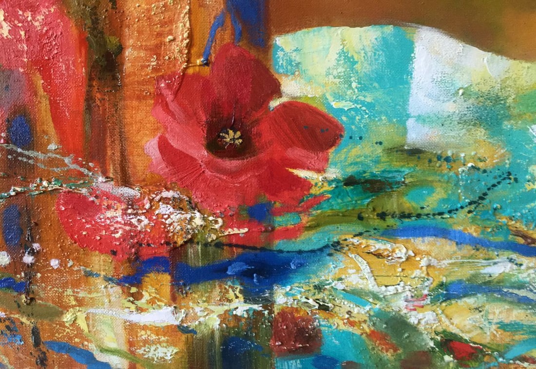 Abstract oil painting Summer fantasy Anatoly Borisovich Tarabanov - 9