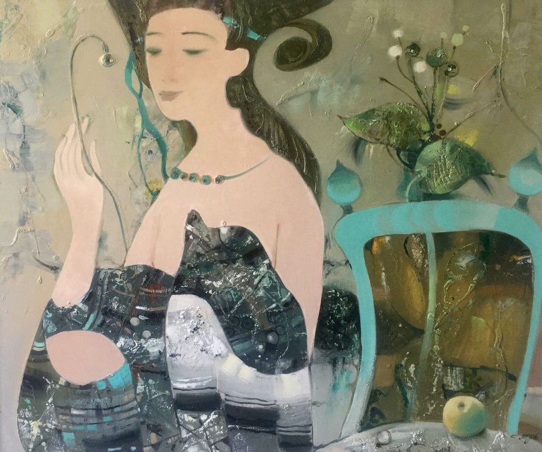 Oil painting Compose Anatoly Borisovich Tarabanov (1 of 11)