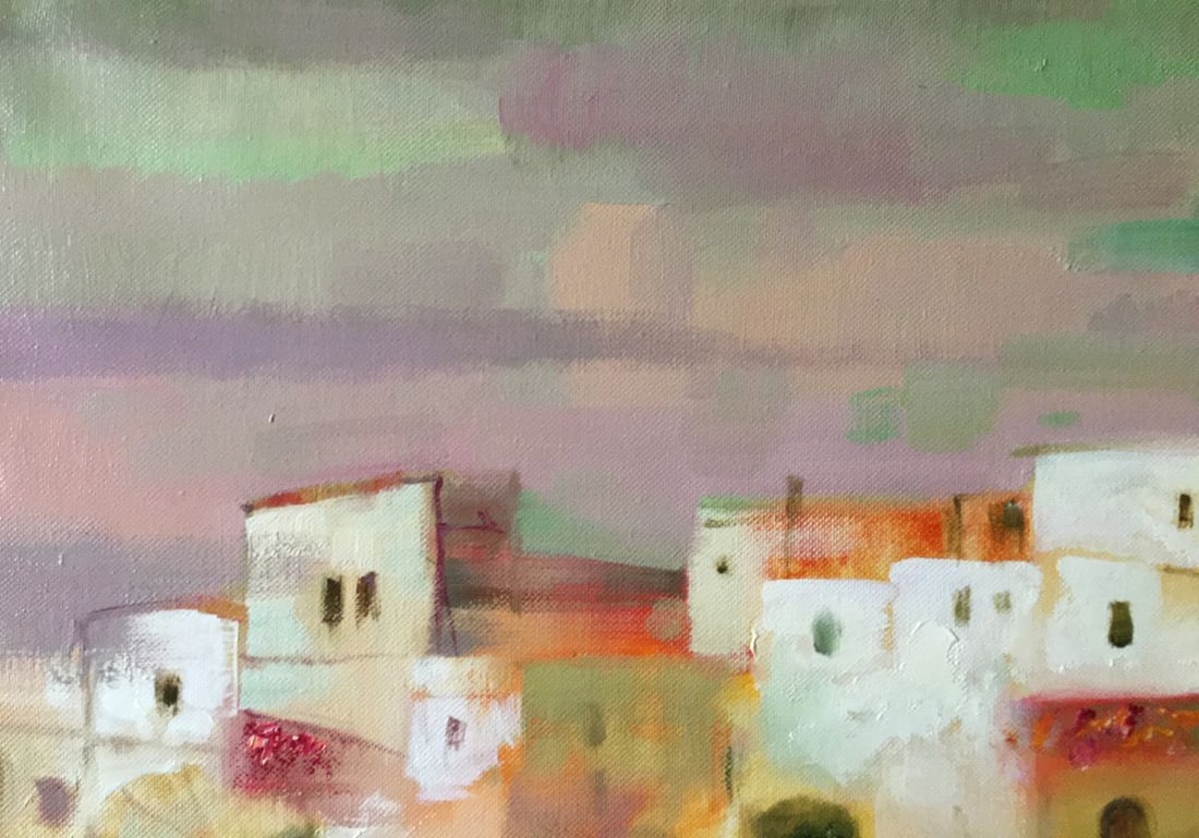 Oil painting Fishing nets Anatoly Borisovich Tarabanov - 2