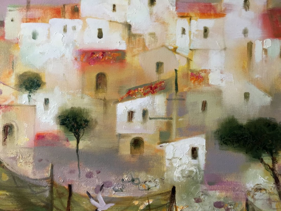 Oil painting Fishing nets Anatoly Borisovich Tarabanov - 6