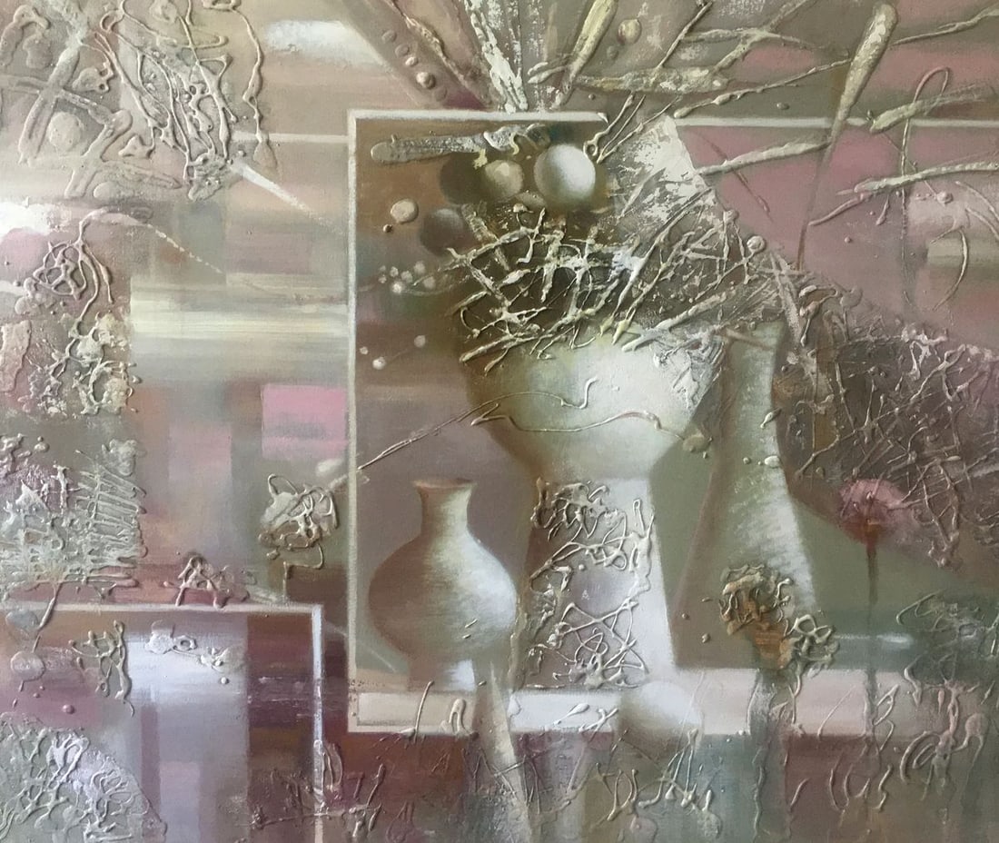 Abstract oil painting Still life Anatoly Borisovich Tarabanov (1 of 11)