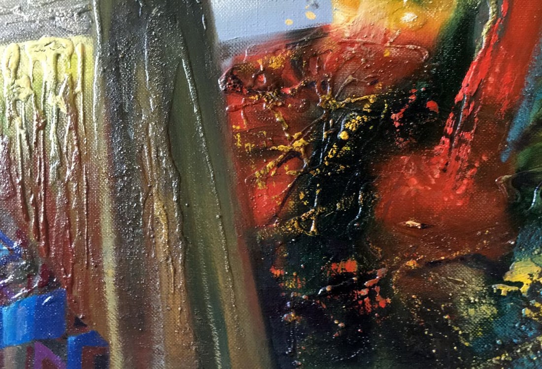 Abstract oil painting The Conqueror Anatoly Borisovich Tarabanov - 9