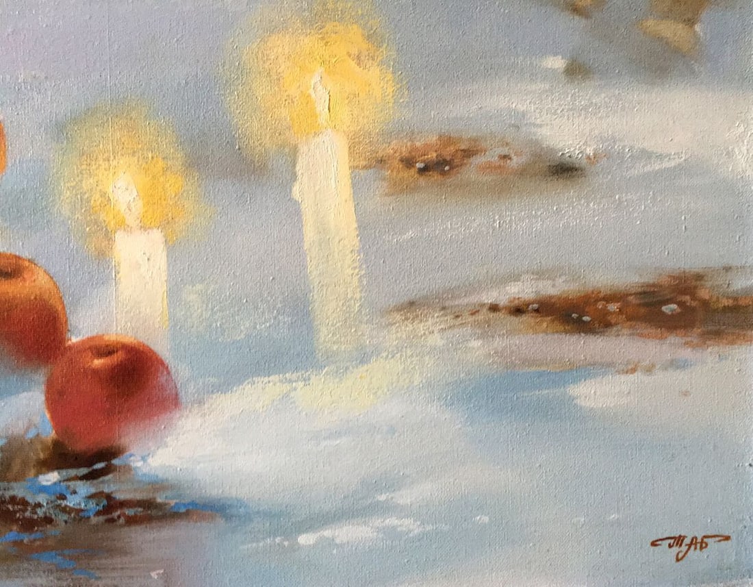 Oil painting Christmas Anatoly Borisovich Tarabanov - 10