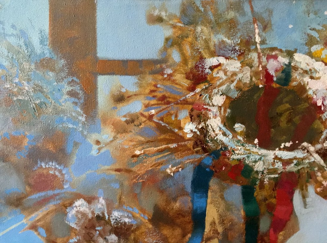 Oil painting Christmas Anatoly Borisovich Tarabanov - 2