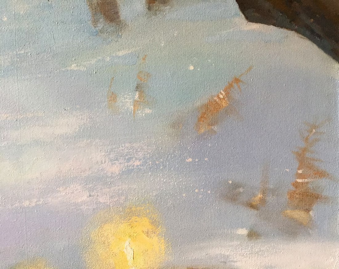 Oil painting Christmas Anatoly Borisovich Tarabanov - 7