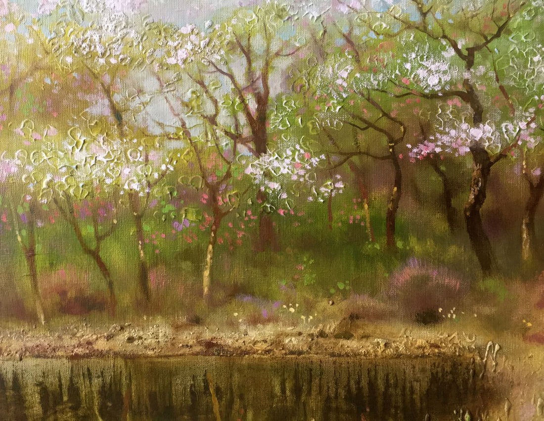 Oil painting Spring gardens Anatoly Borisovich Tarabanov - 5