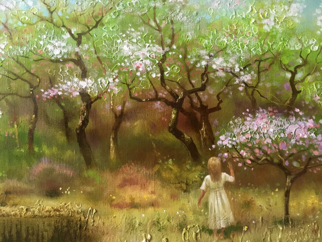 Oil painting Spring gardens Anatoly Borisovich Tarabanov - 6