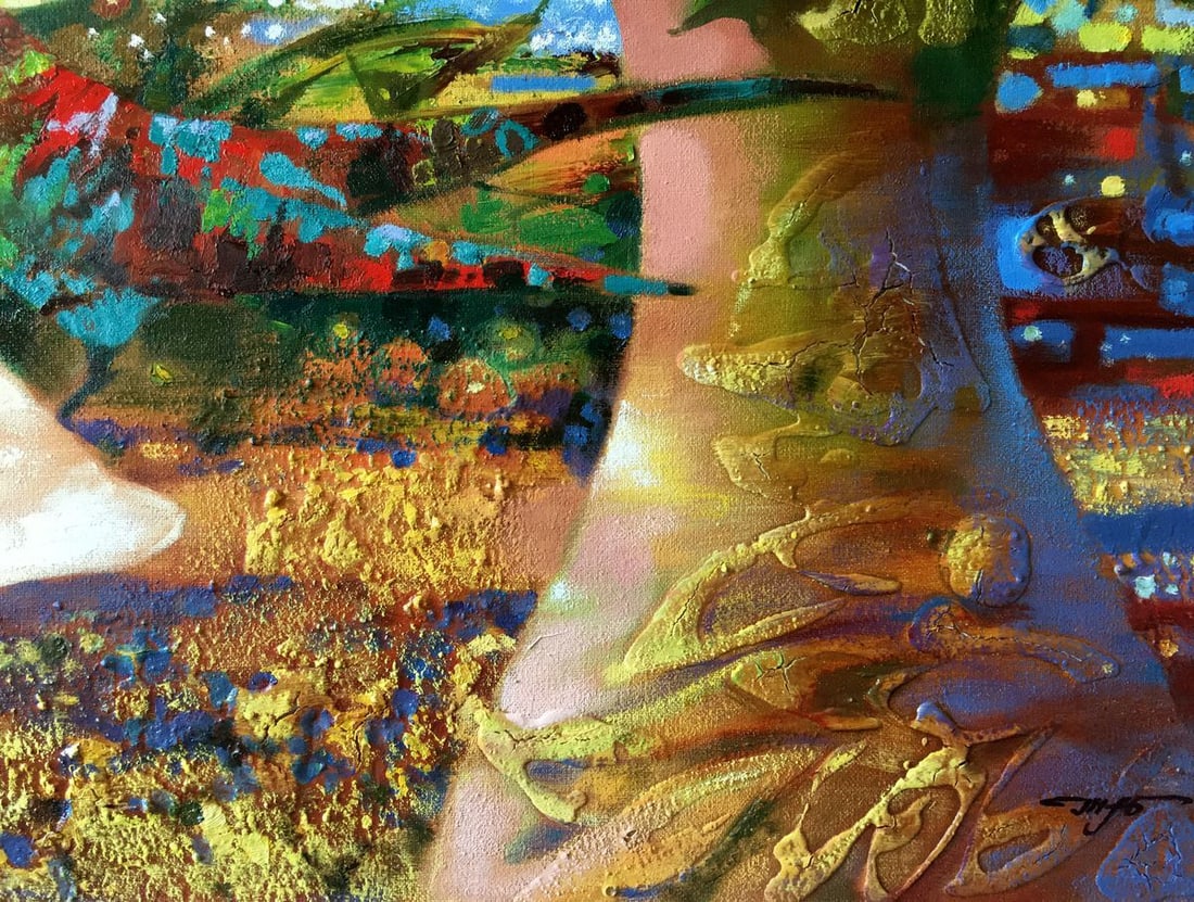 Abstract oil painting Flora and fauna Anatoly Borisovich Tarabanov - 10