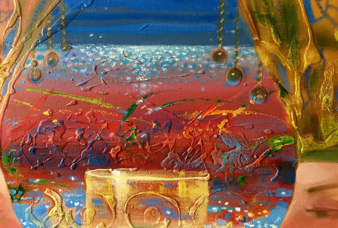 Abstract oil painting Flora and fauna Anatoly Borisovich Tarabanov - 3