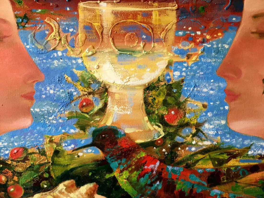 Abstract oil painting Flora and fauna Anatoly Borisovich Tarabanov - 6