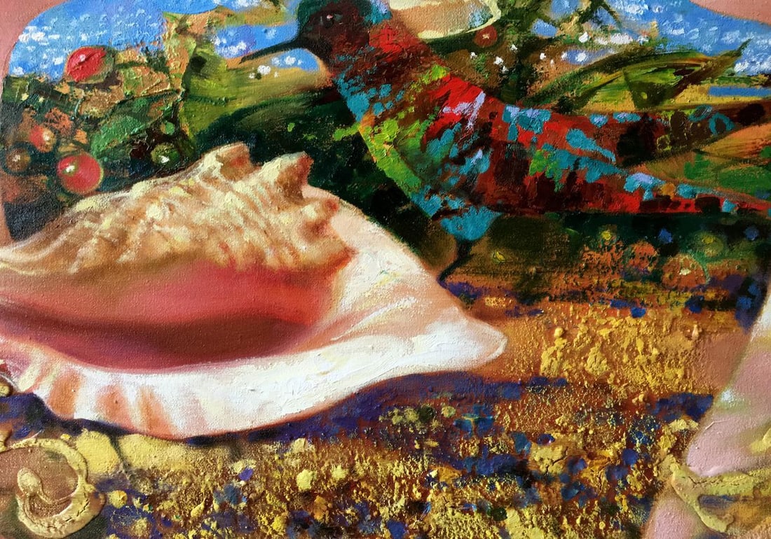 Abstract oil painting Flora and fauna Anatoly Borisovich Tarabanov - 9