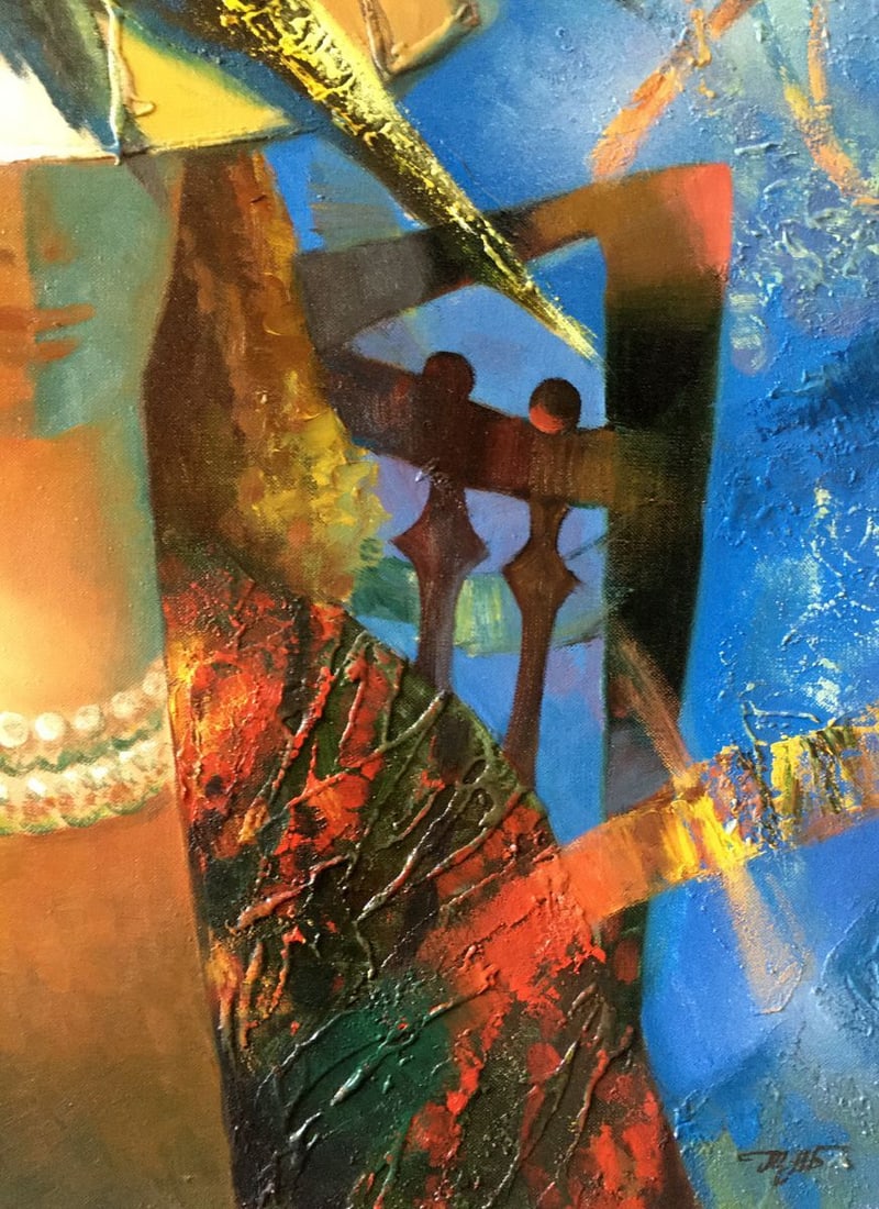 Abstract oil painting Nostalgia Anatoly Borisovich Tarabanov - 10