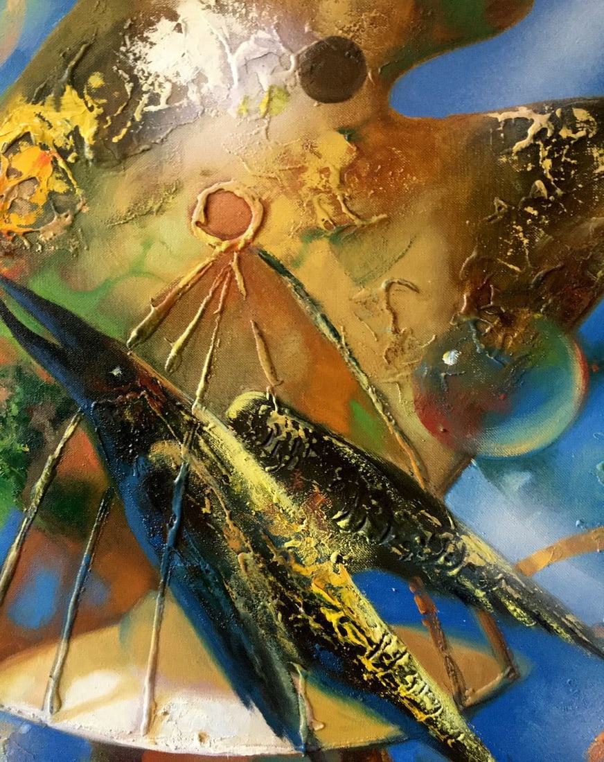 Abstract oil painting Nostalgia Anatoly Borisovich Tarabanov - 3