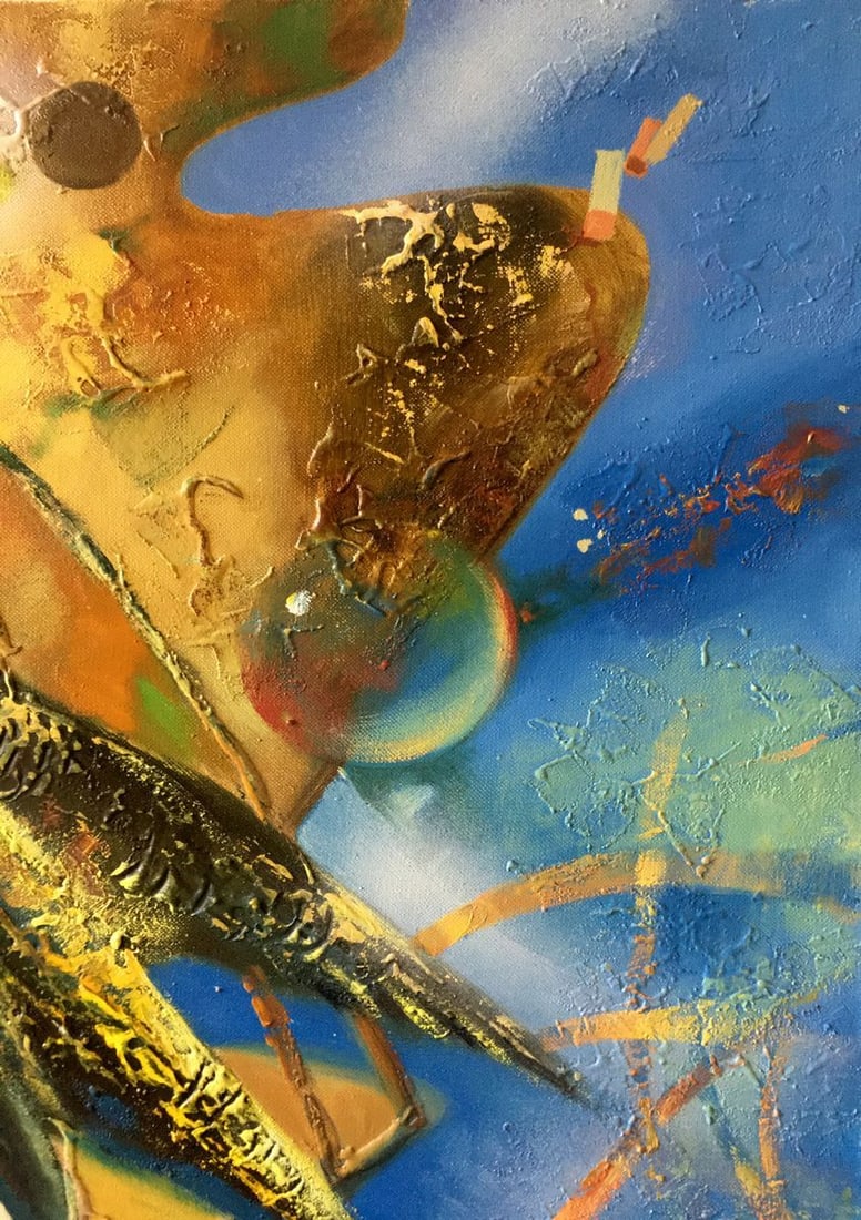 Abstract oil painting Nostalgia Anatoly Borisovich Tarabanov - 4