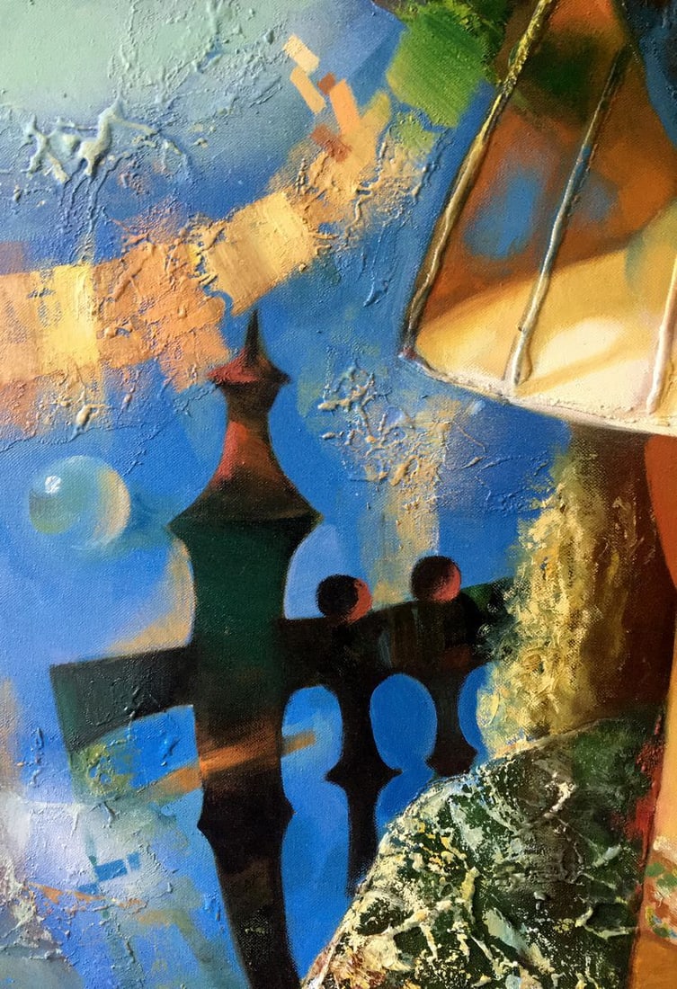 Abstract oil painting Nostalgia Anatoly Borisovich Tarabanov - 5