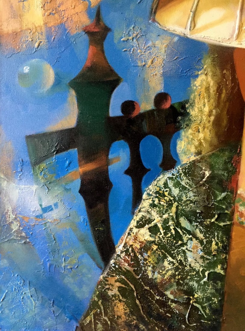 Abstract oil painting Nostalgia Anatoly Borisovich Tarabanov - 8