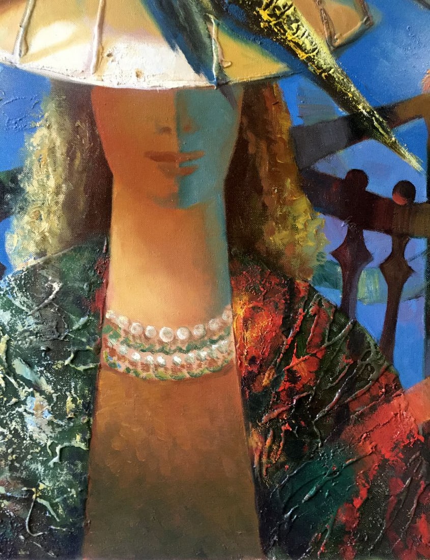 Abstract oil painting Nostalgia Anatoly Borisovich Tarabanov - 9