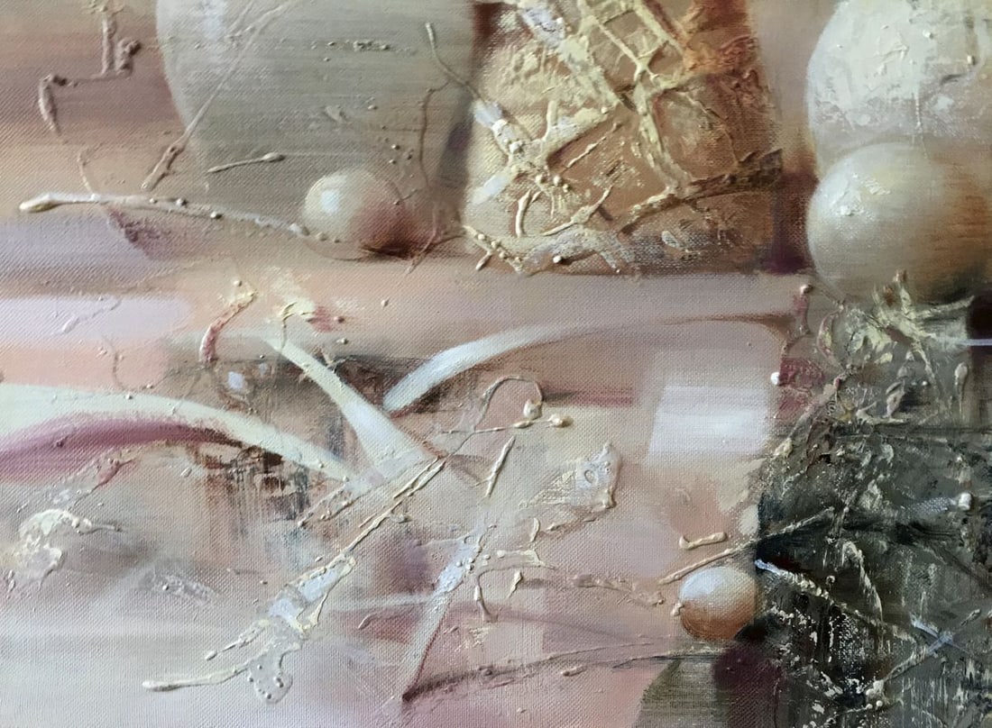 Abstract oil painting White still life Anatoly Borisovich Tarabanov - 8