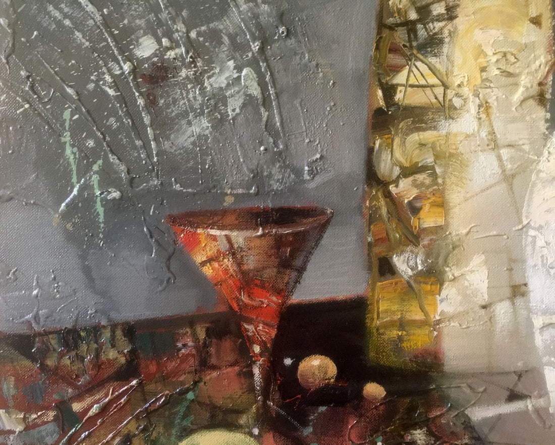 Abstract oil painting Still life. Composition Anatoly Borisovich Tarabanov - 5