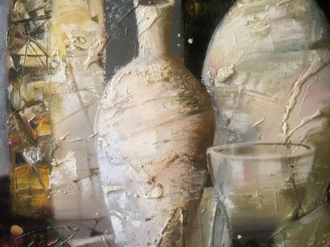 Abstract oil painting Still life. Composition Anatoly Borisovich Tarabanov - 6